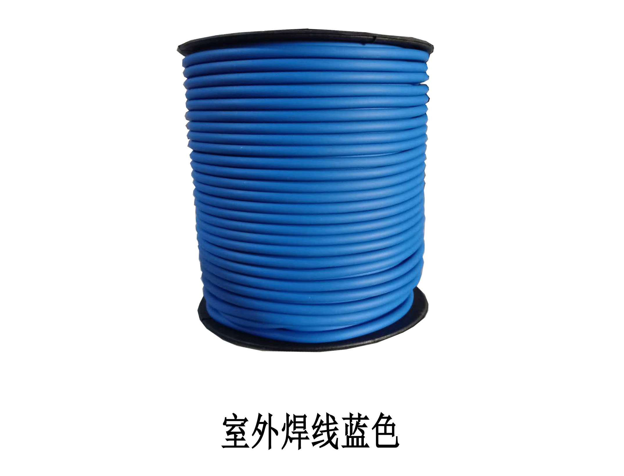 Outdoor welding line blue